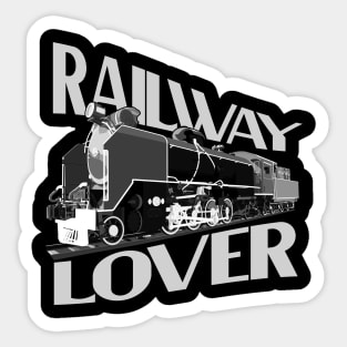 Railway Lover Locomotive Railroad Gift Sticker